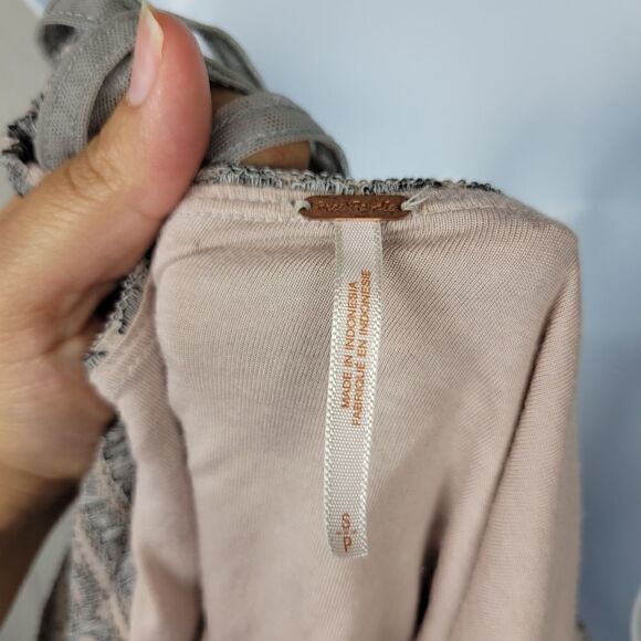 Free People Midi Dress. Pink/Gray S#023 - Picture 10 of 13